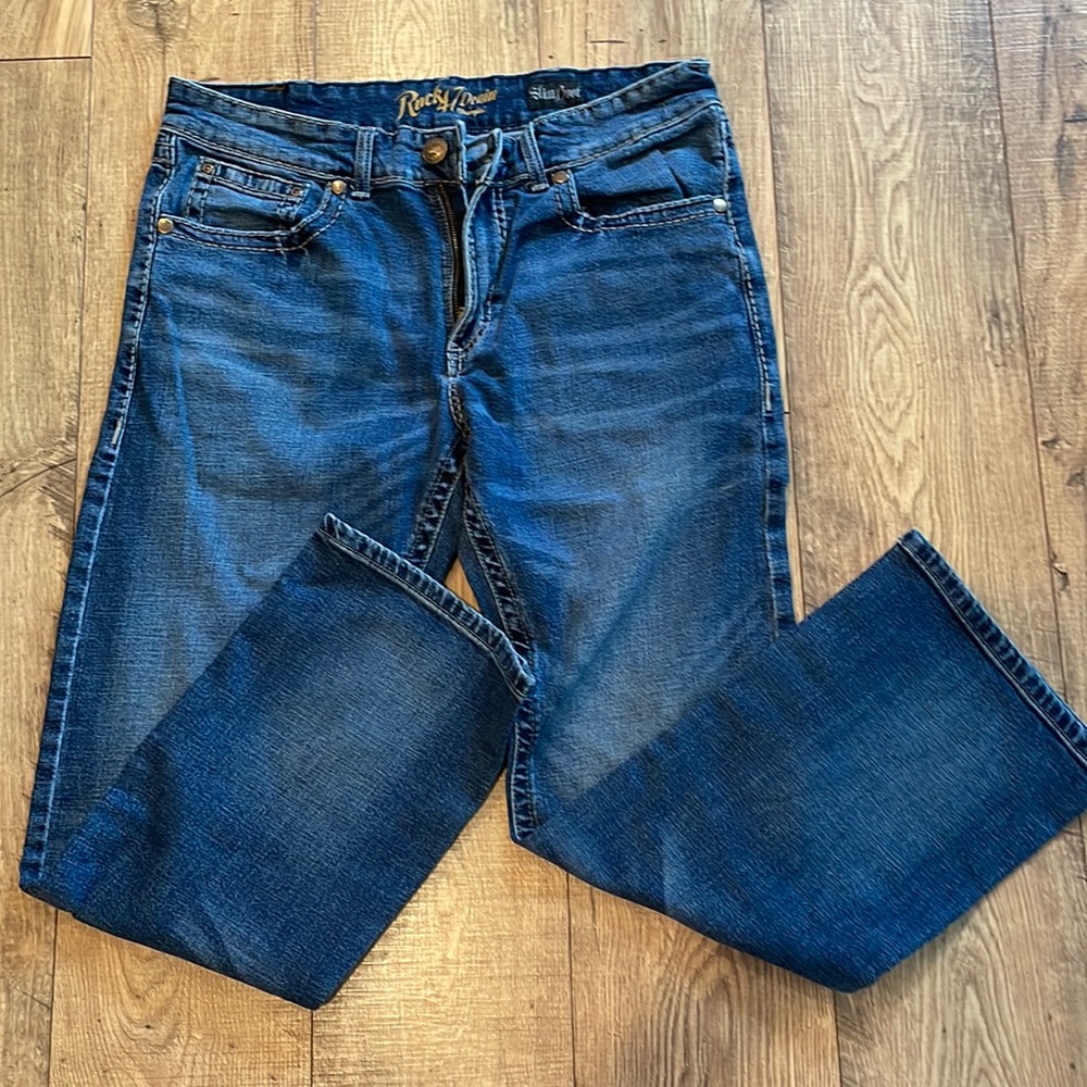 Wrangler Rock 47 slim boot size 36x32 men’s jeans.